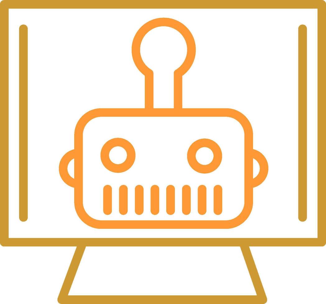 Artificial Bot Vector Icon