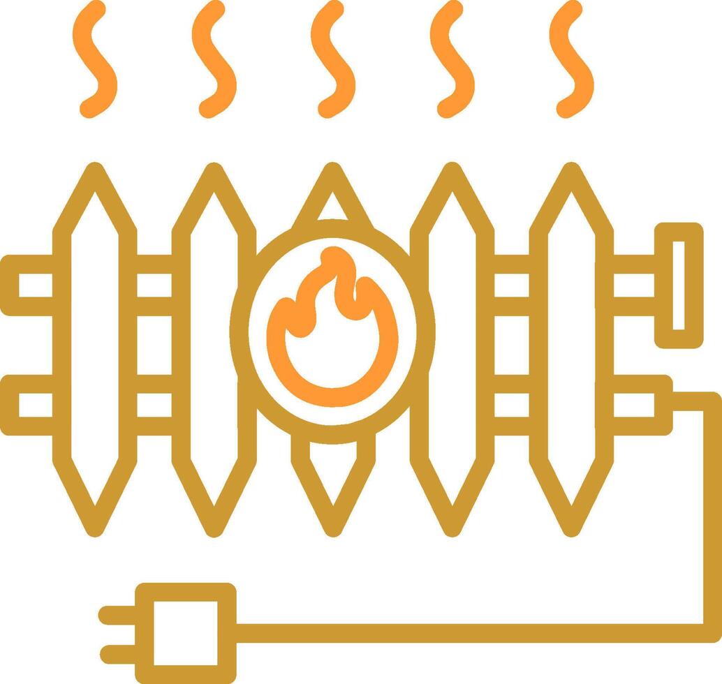 Heat Radiator Vector Icon