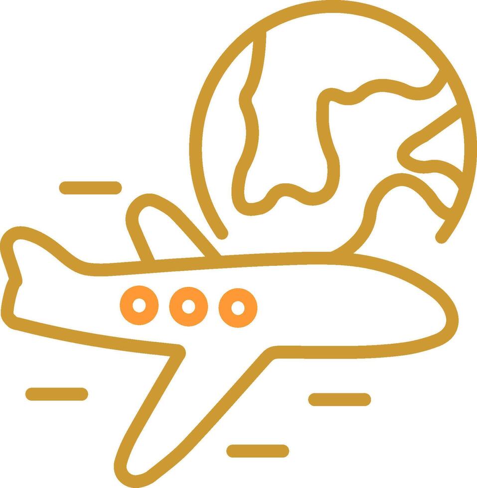 International Flights Vector Icon