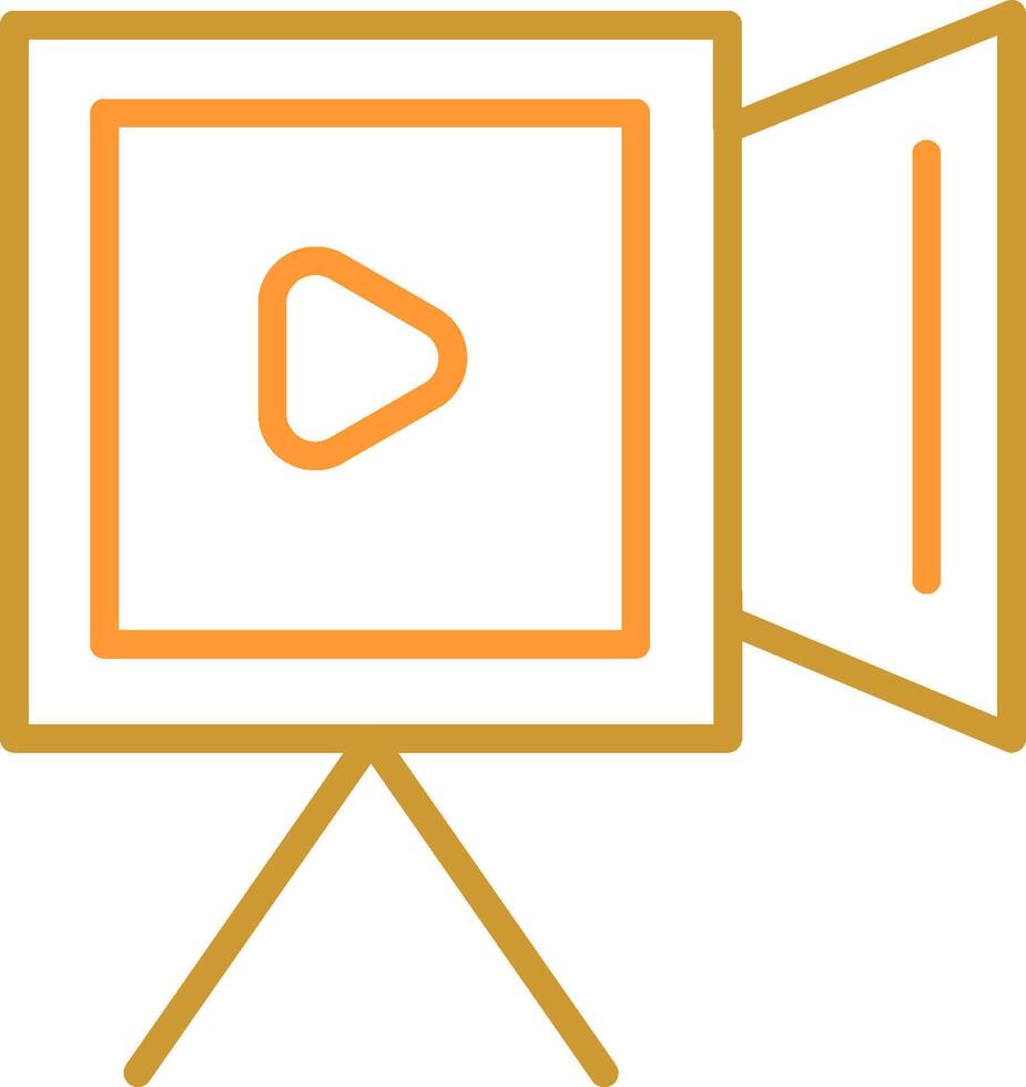 icono de vector de grabación de video