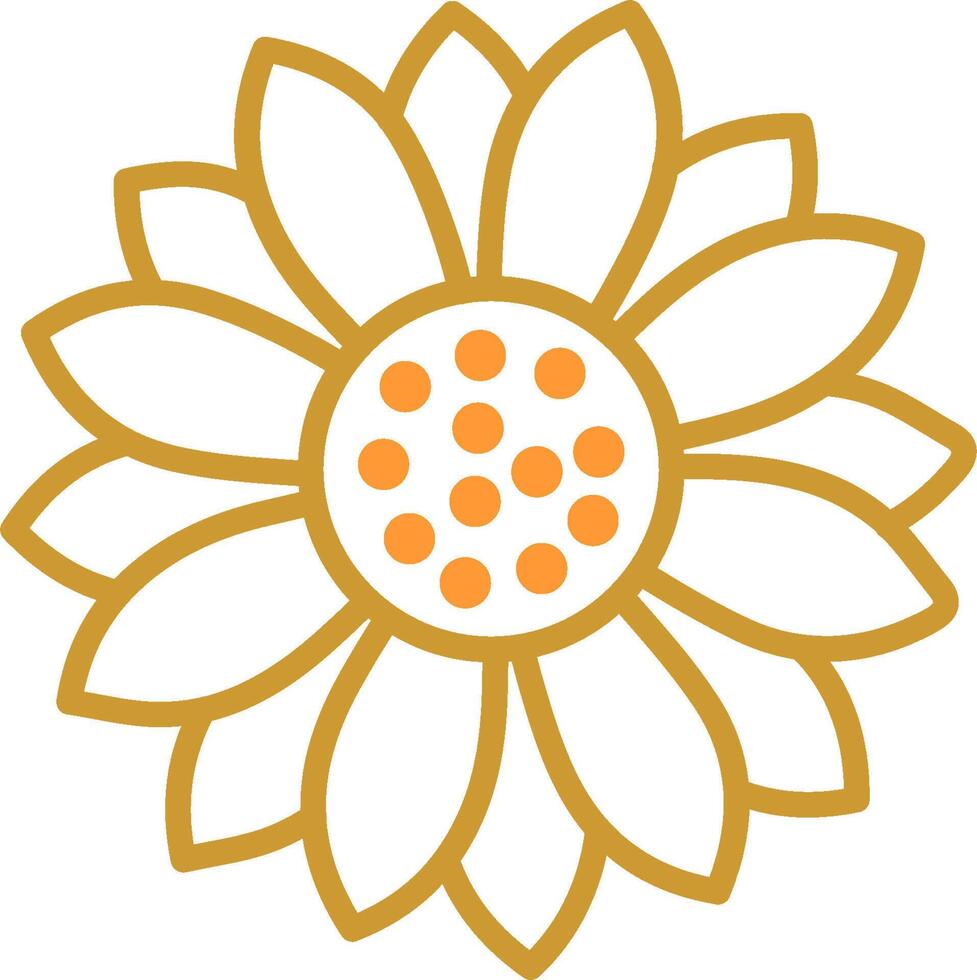 Sunflower Vector Icon