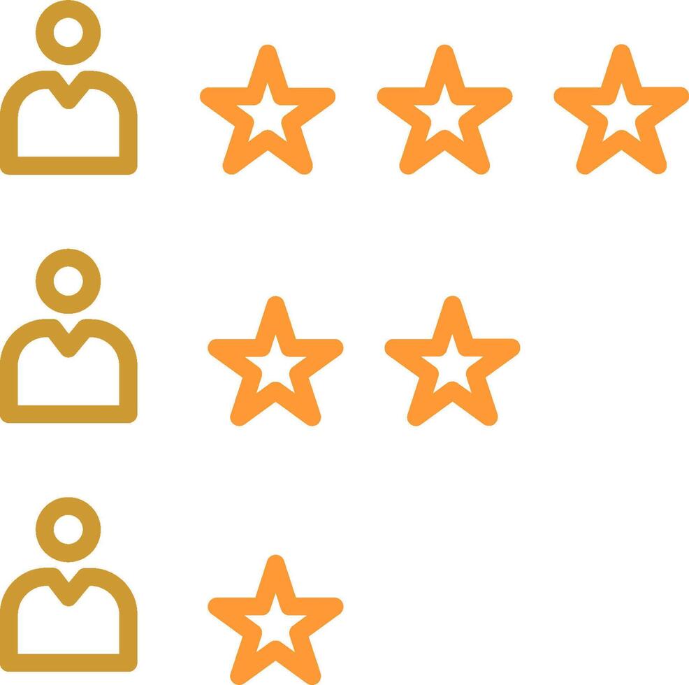 Rating Vector Icon
