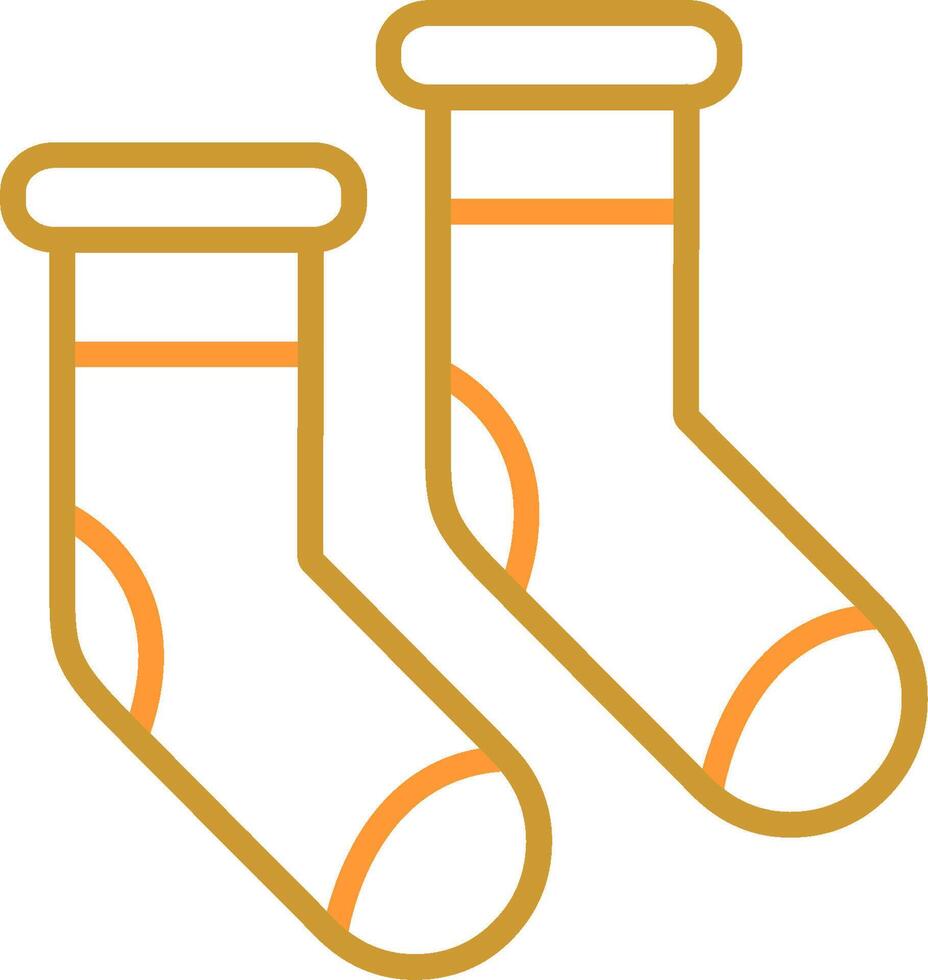 Winter Socks Vector Icon