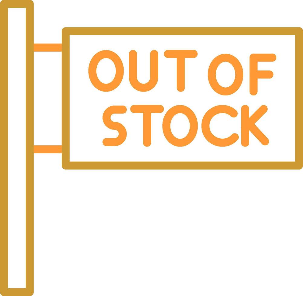 Out of Stock Vector Icon