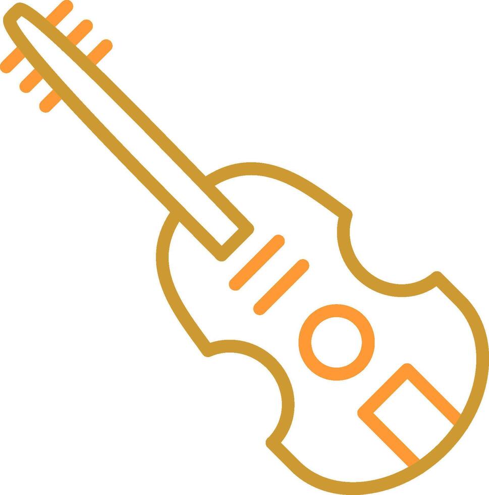 icono de vector de violín