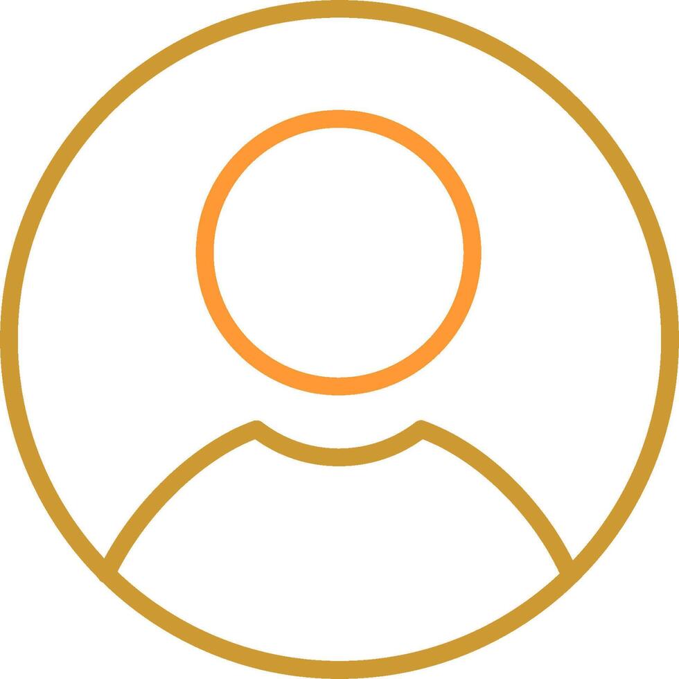 Male Profile Vector Icon