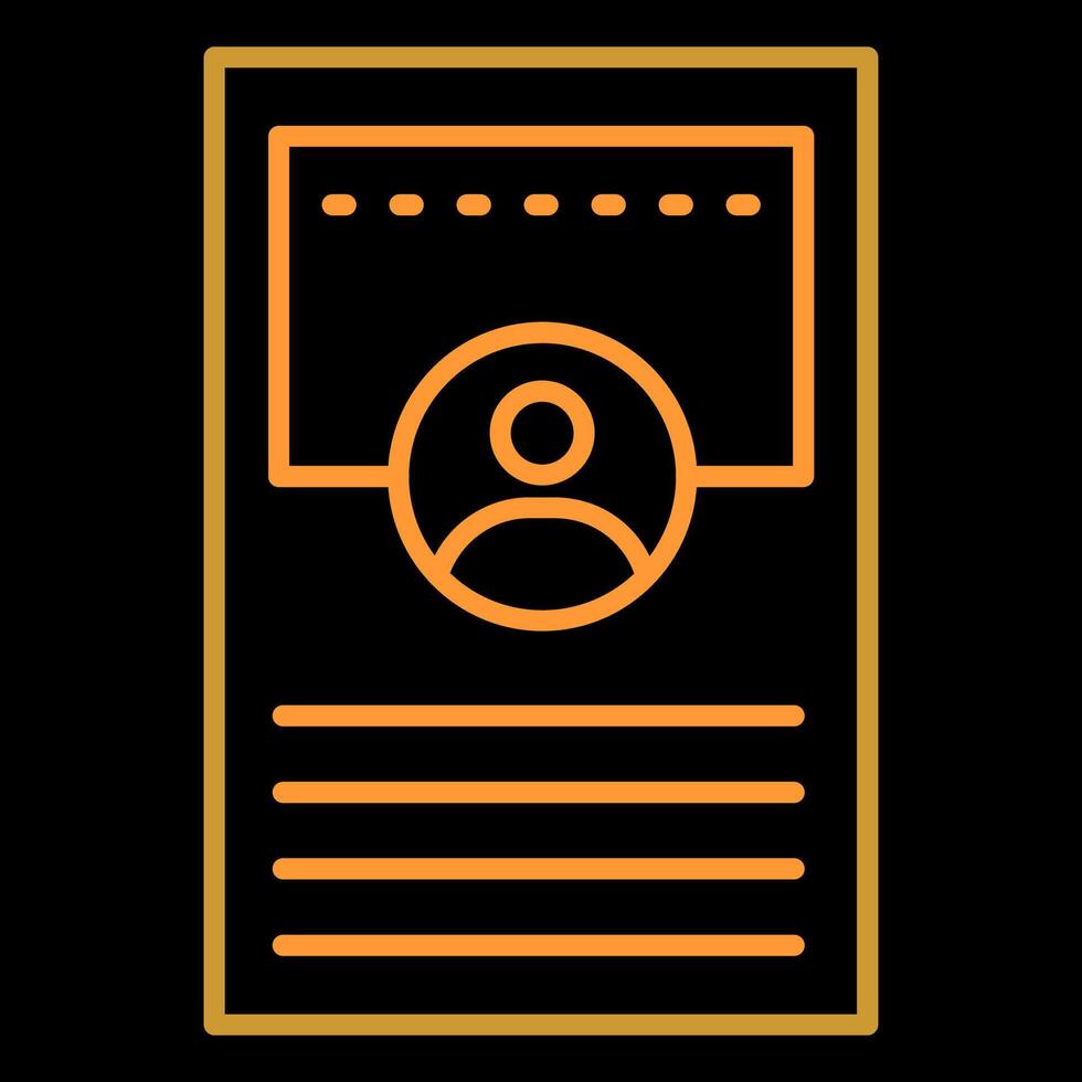 Profile Vector Icon
