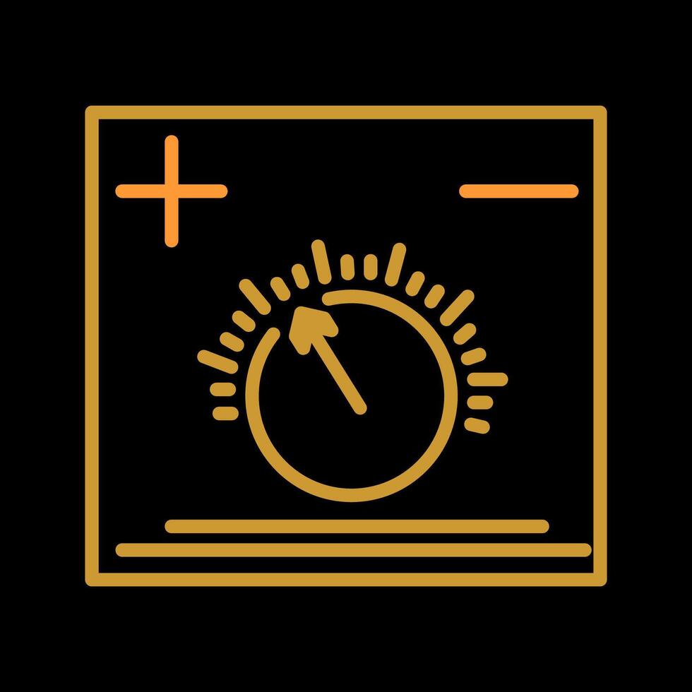 Temperature Knob Vector Icon