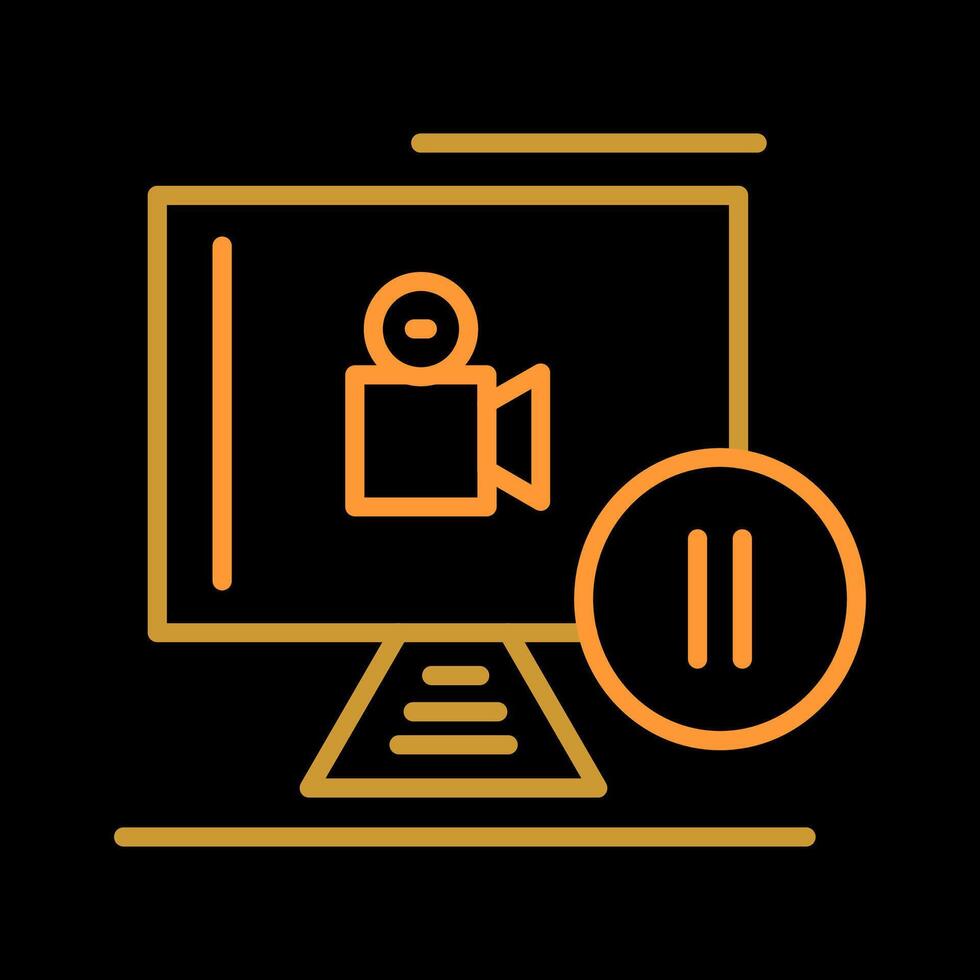 Pause Button Vector Icon