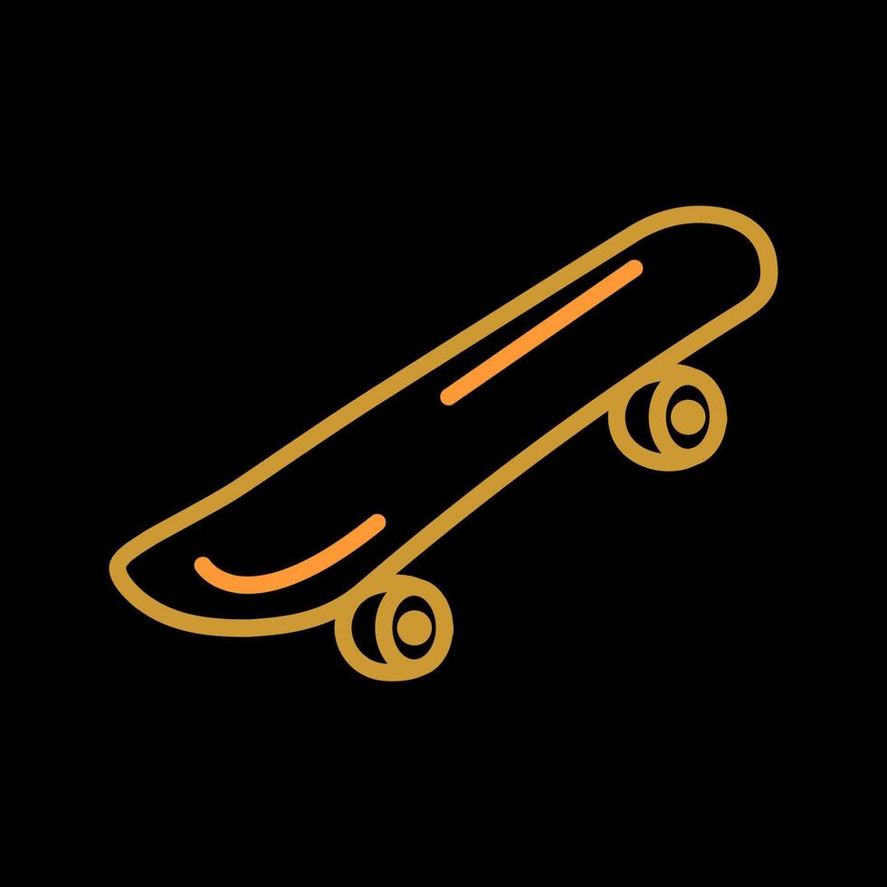 Skateboard Vector Icon