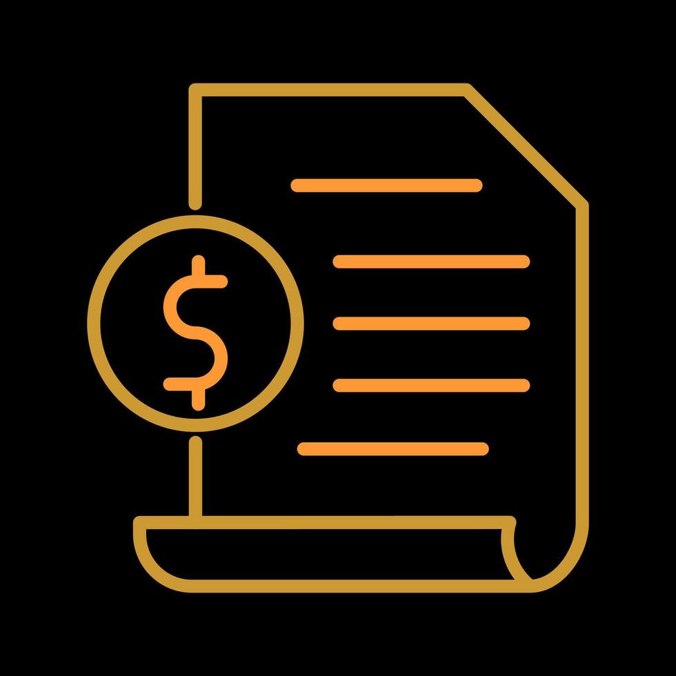 Invoice Vector Icon