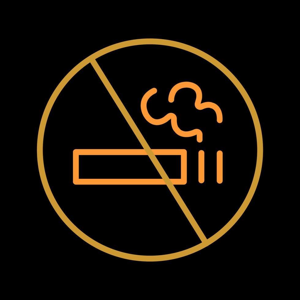 No Smoking Sign Vector Icon