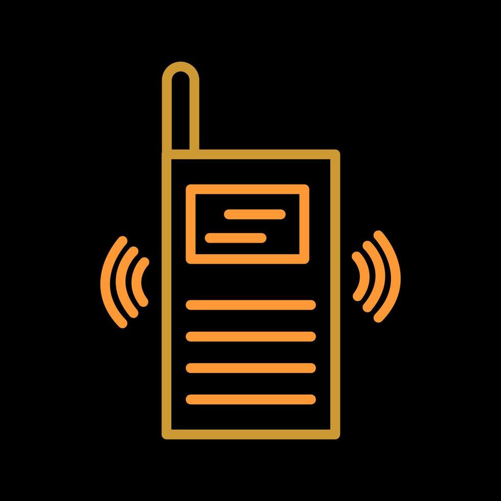 Walkie Talkie Vector Icon