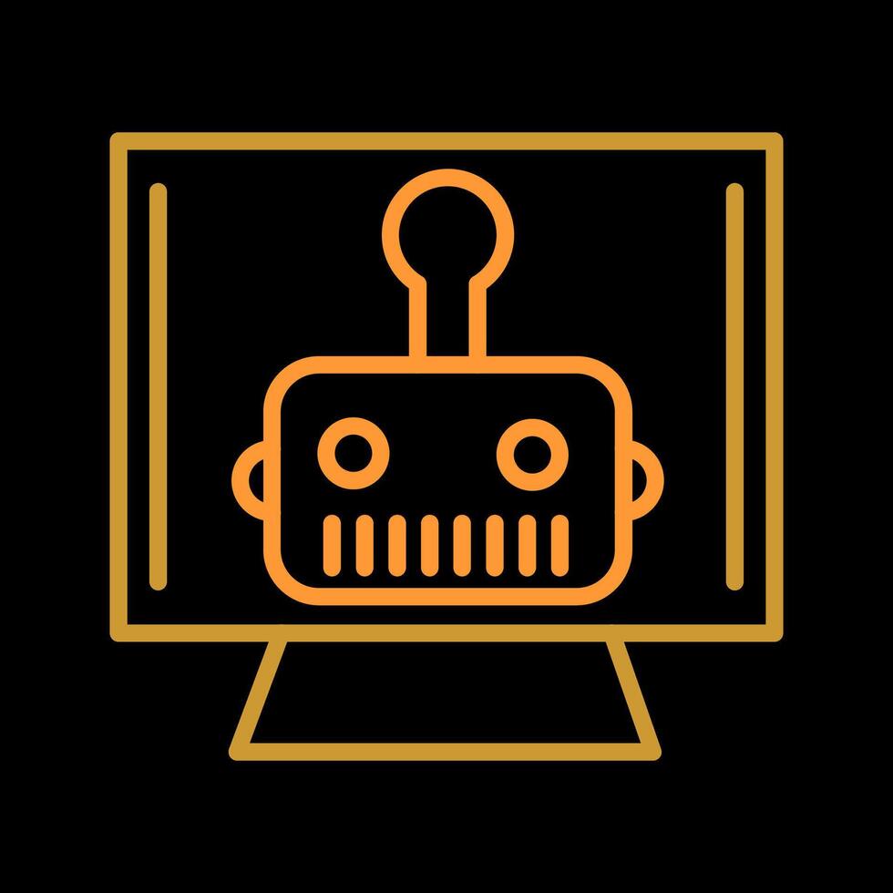 Artificial Bot Vector Icon