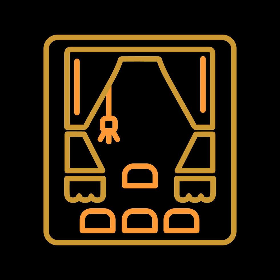 Curtain Vector Icon