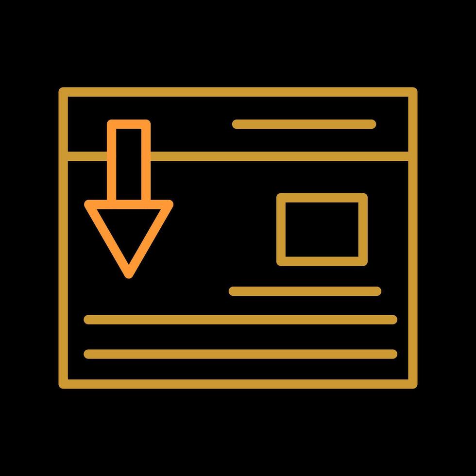 Landing Page Vector Icon