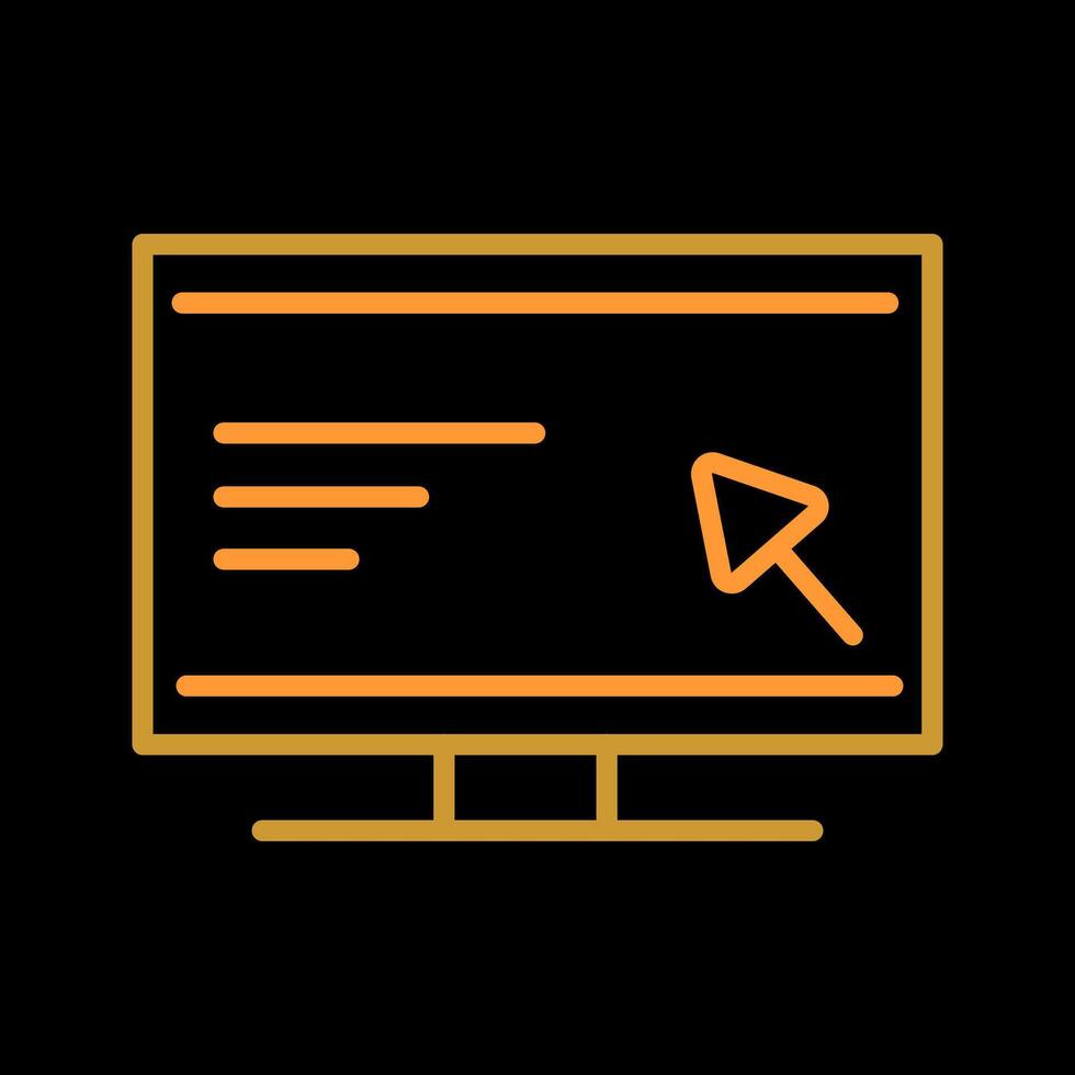 Screen Vector Icon
