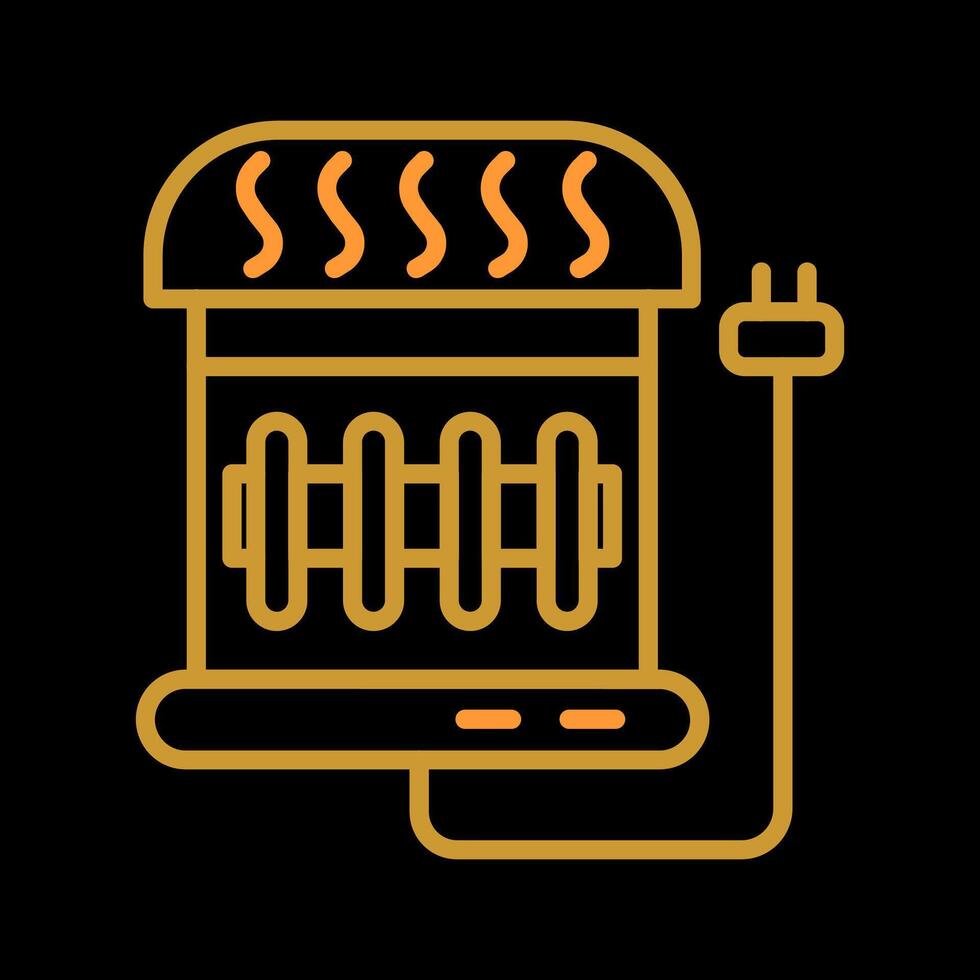 Electric Heater Vector Icon