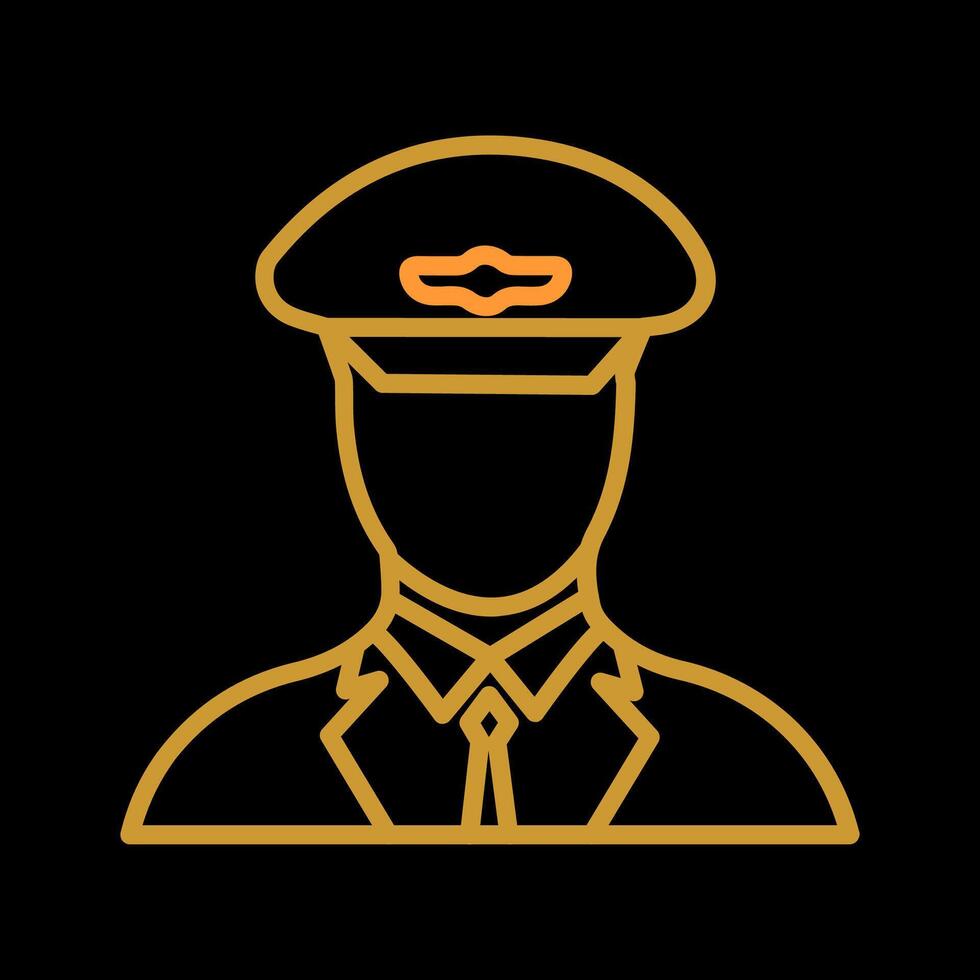 Flight Captain Vector Icon