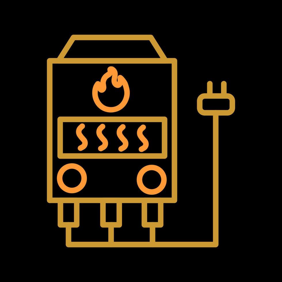 icono de vector de horno eléctrico