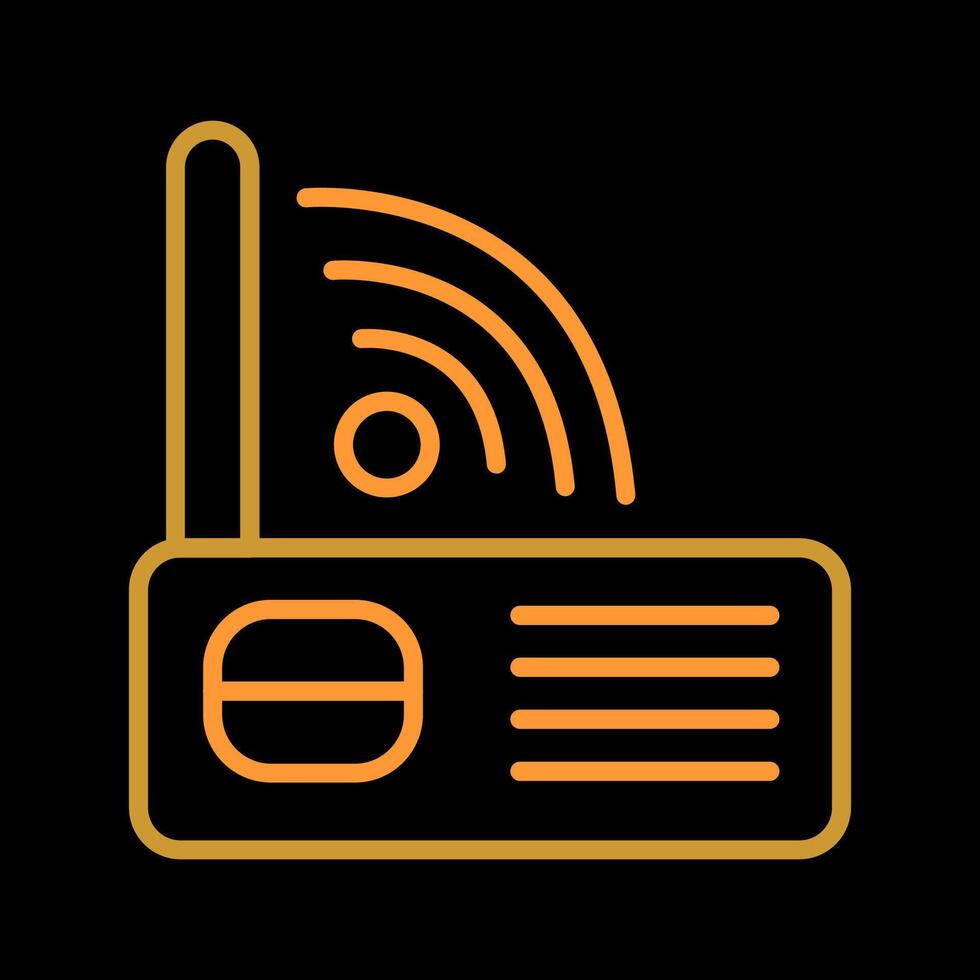 módem Wifi vector icono