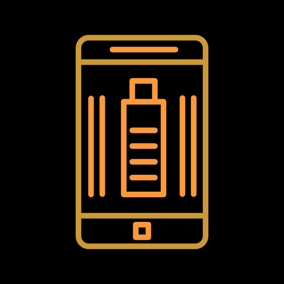 Mobile Battery Vector Icon