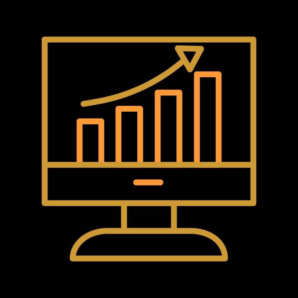 icono de vector de crecimiento empresarial