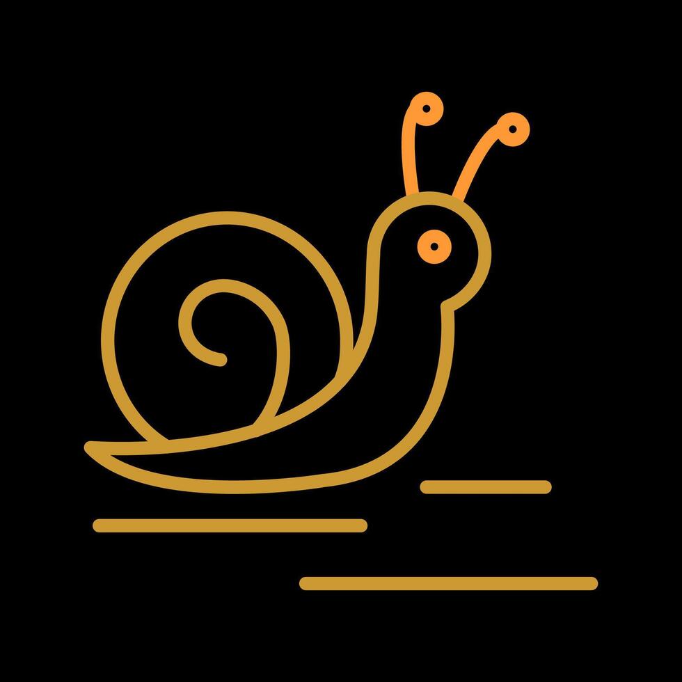 icono de vector de caracol