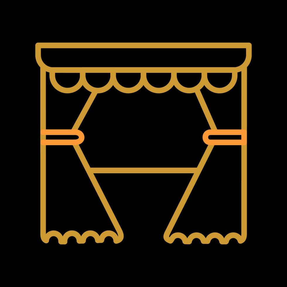 Curtains Vector Icon