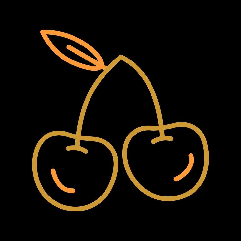 Cherries Vector Icon