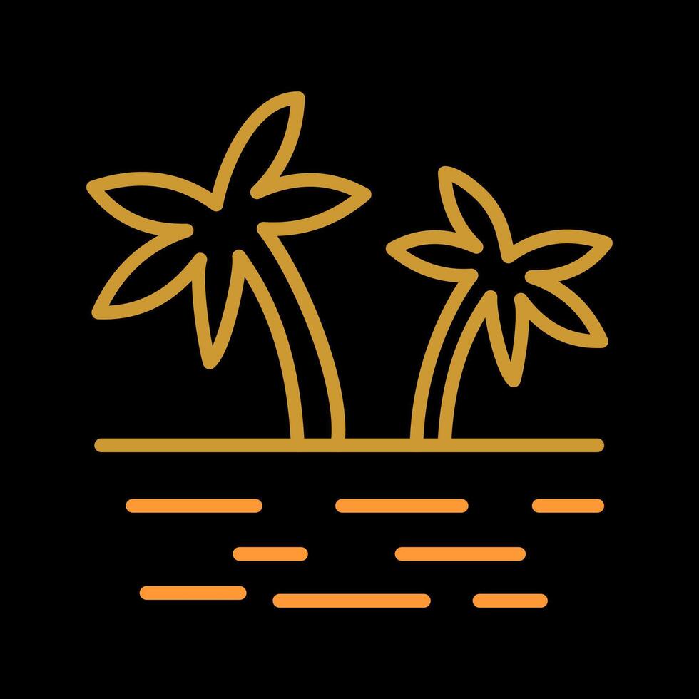 Island Vector Icon