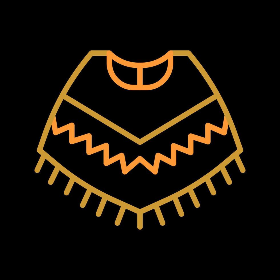 Poncho Vector Icon