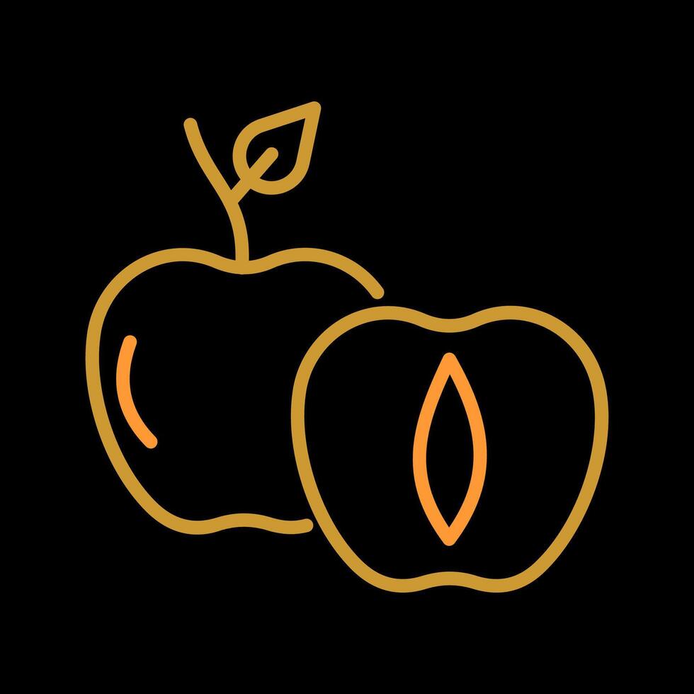 Apricot Vector Icon