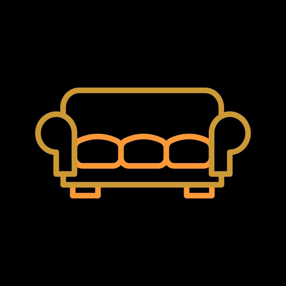 Large Sofa Vector Icon