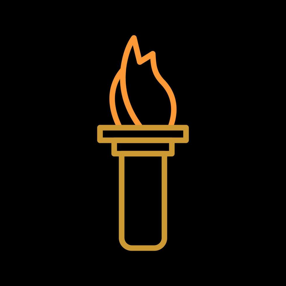 Torch Vector Icon