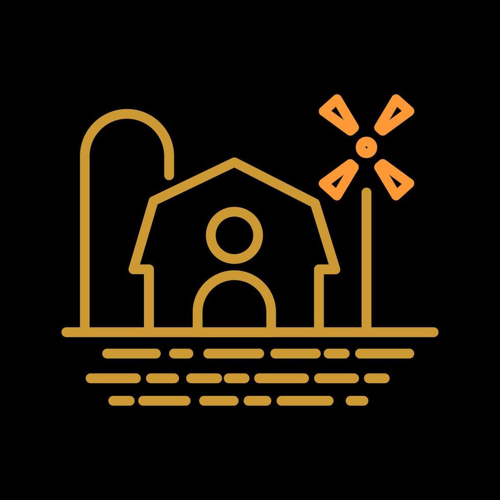 Farm House Vector Icon