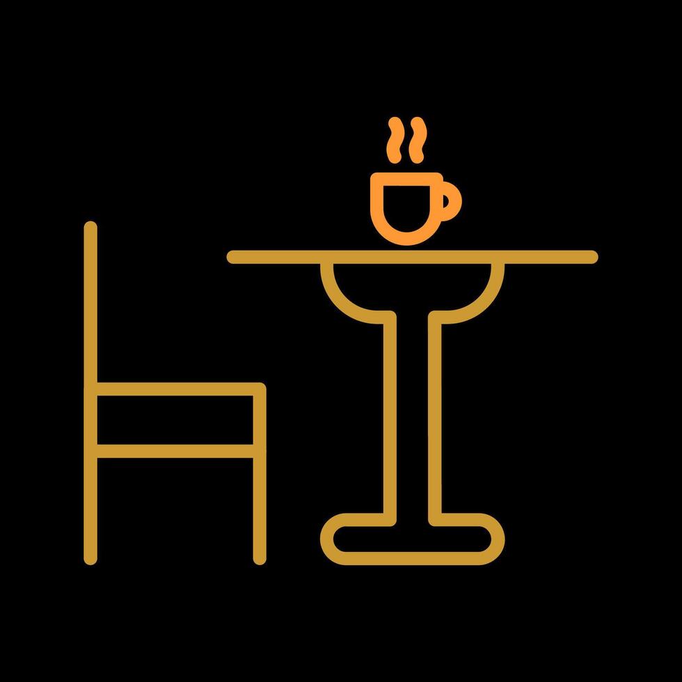 Tea Table Vector Icon
