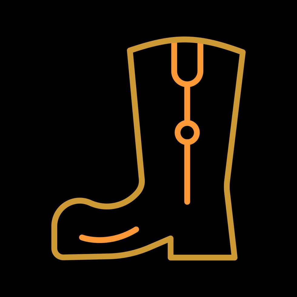 Cowboy Boot Vector Icon