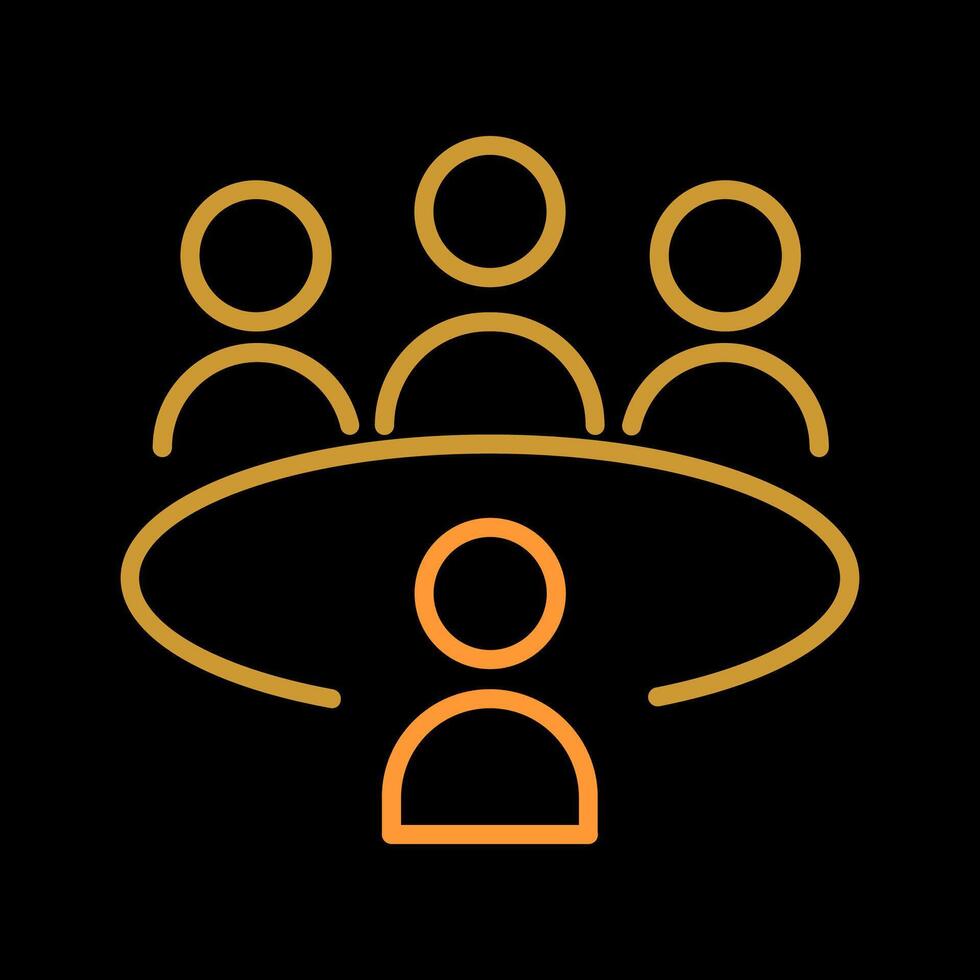 Conference Table Vector Icon