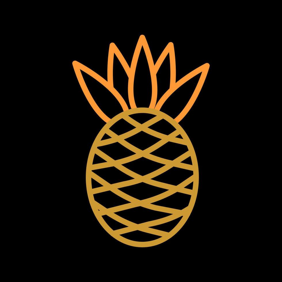 Pineapple Vector Icon