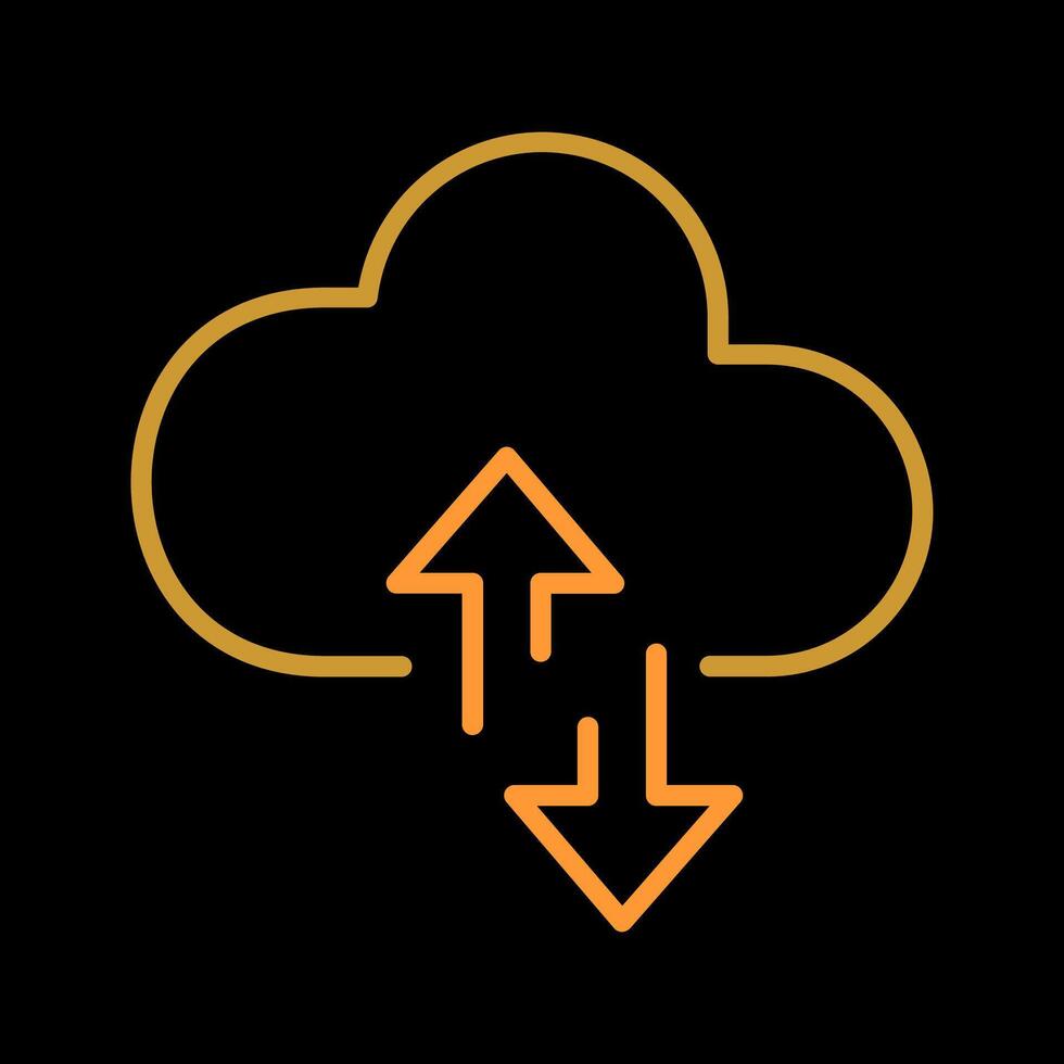 Cloud Computing Vector Icon