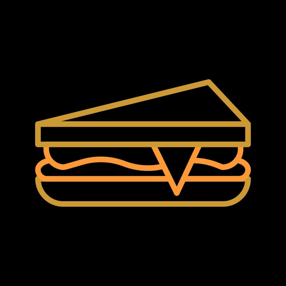 icono de vector de sándwich