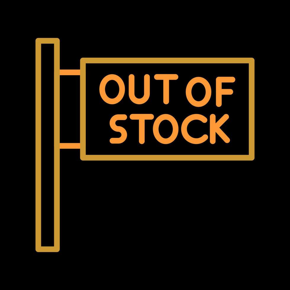 Out of Stock Vector Icon