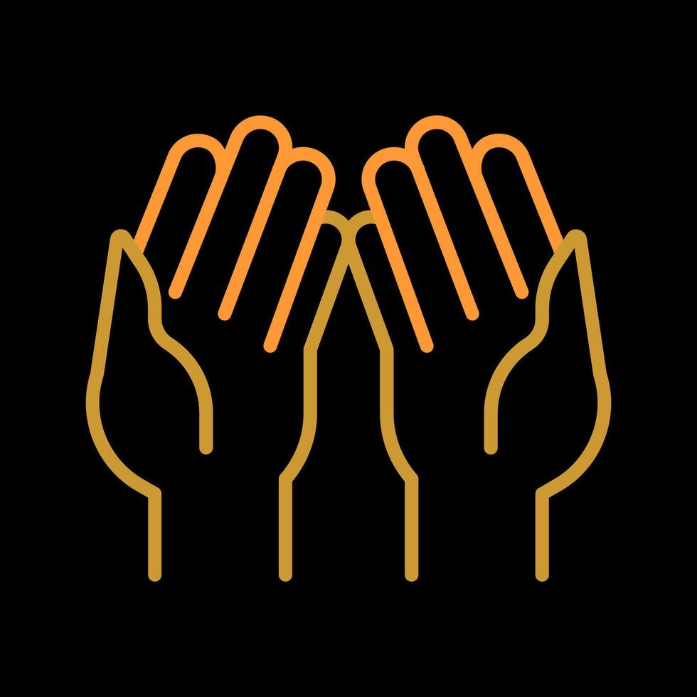 Praying Hands Vector Icon