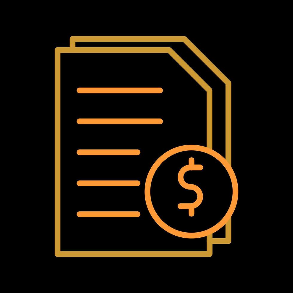 Invoices Vector Icon