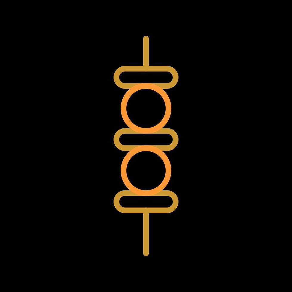 Kebab Vector Icon