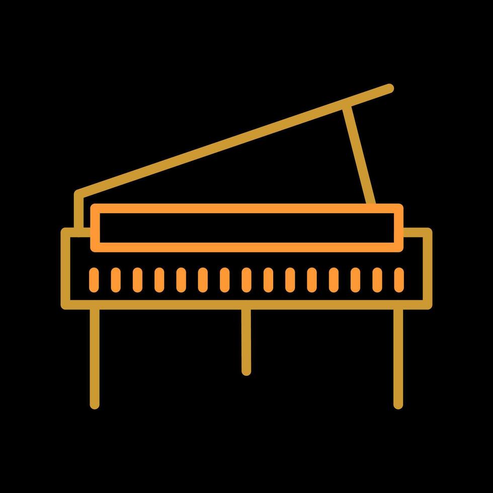 Grand Piano Vector Icon