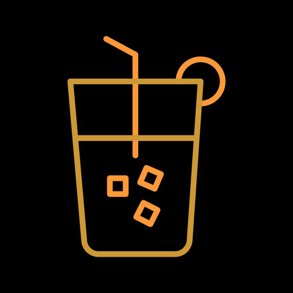 icono de vector de bebida fría