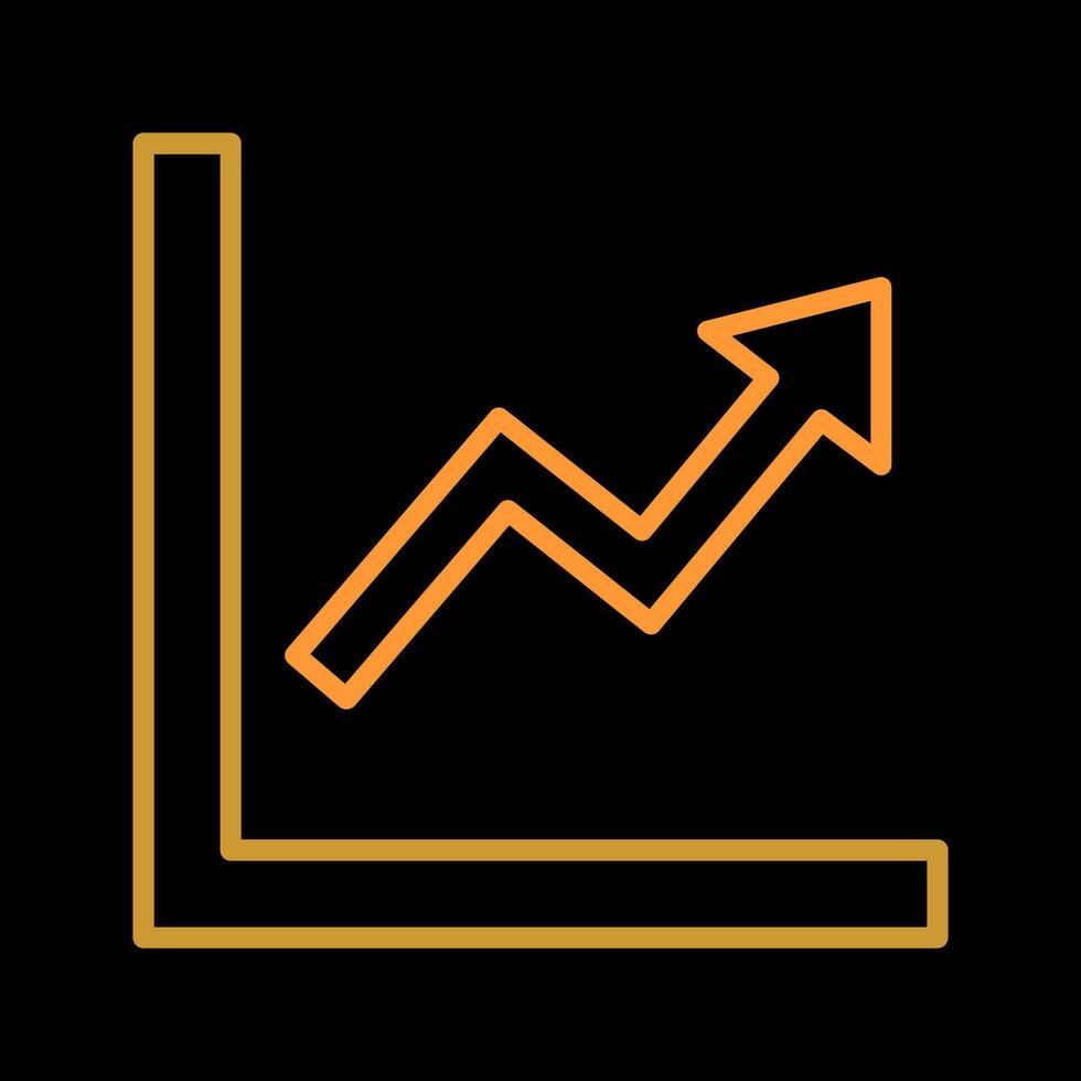 Graph Up Vector Icon