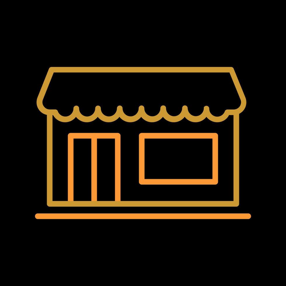 icono de vector de tienda